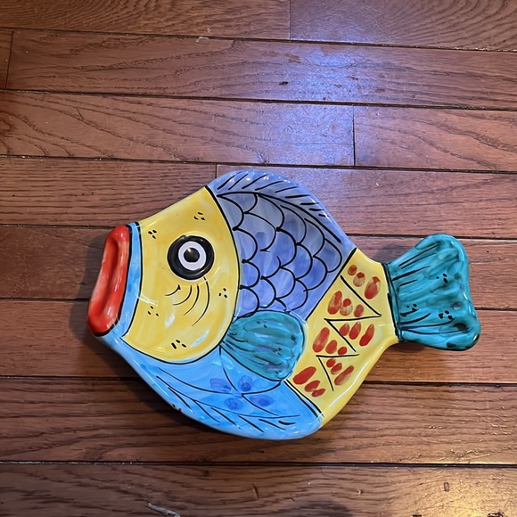 Vintage Vietri Made in Italy Hand Painted Fish Plates/Bowls - Picture 16 of 16